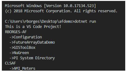 Using VS Code with AF SDK
